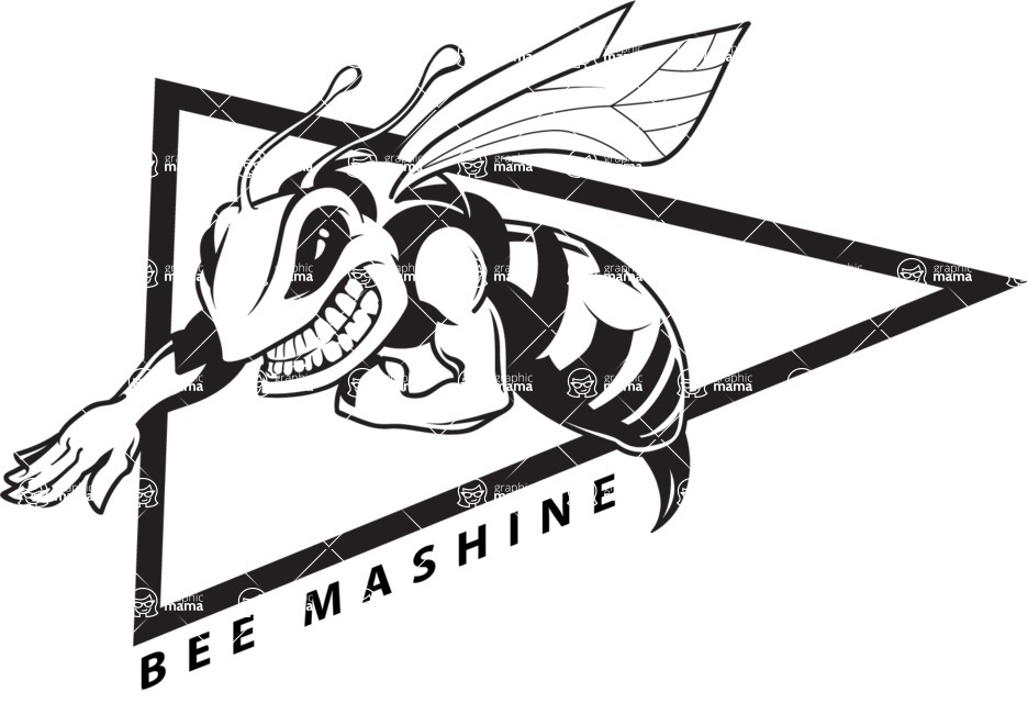 Vector Mascot Collection - Bee Mascot Logo